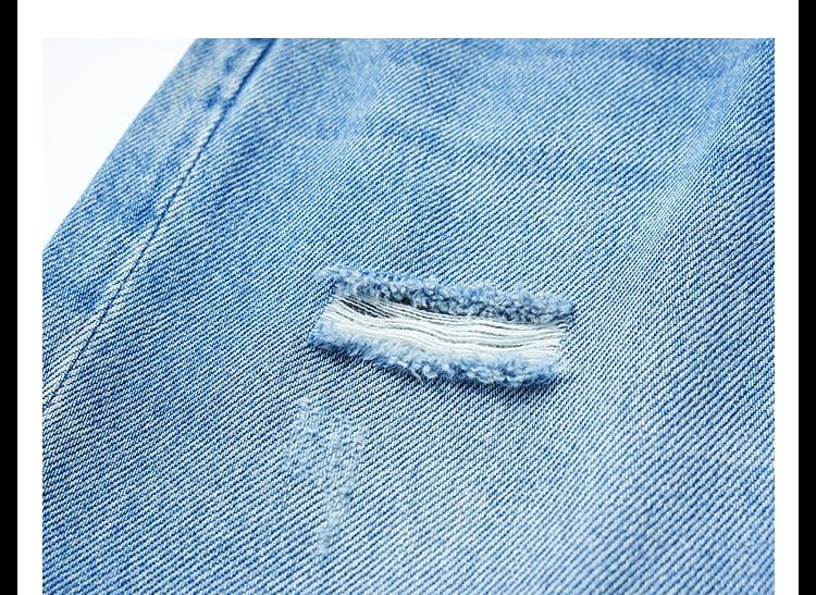 スキニーパンツ ゆったりストレートデニムパンツ