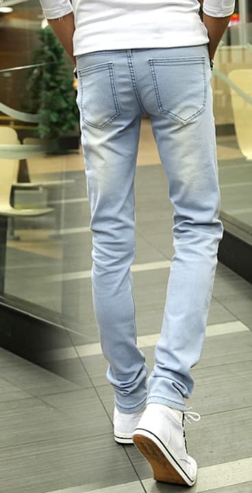 スキニーパンツ すっきりシルエットデニムパンツ