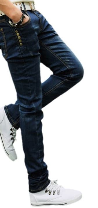 スキニーパンツ すっきりシルエットデニムパンツ