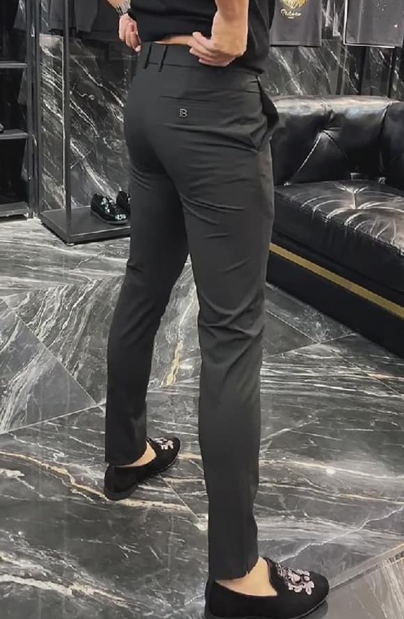 スキニーパンツ 美脚シルエット スリムフィットパンツ