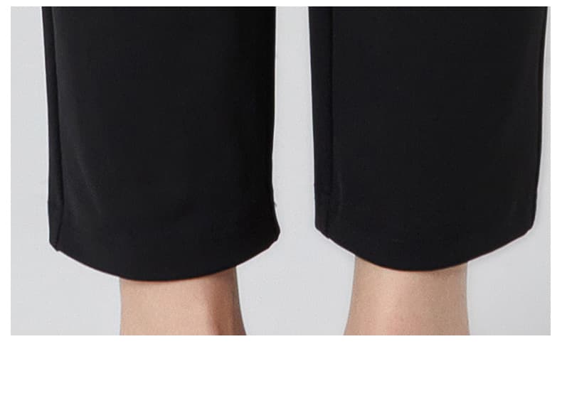 スキニーパンツ すっきり美脚 アンクル丈テーパードパンツ