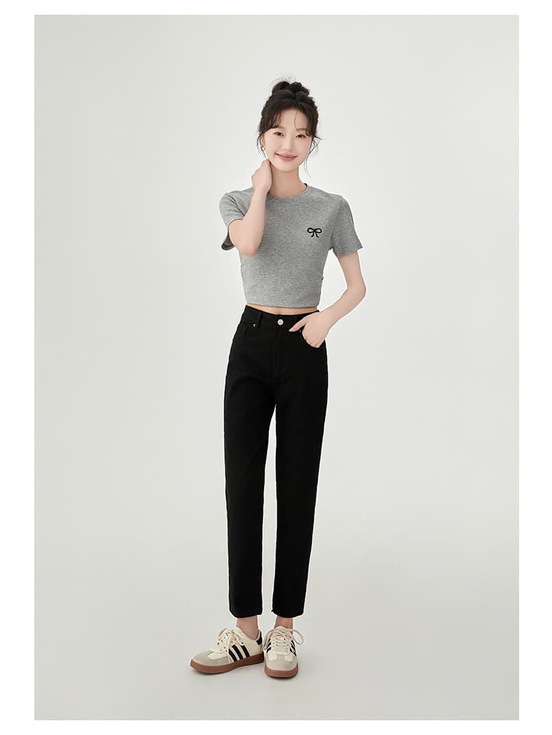 スキニーパンツ すっきりシルエット 美脚ストレートパンツ