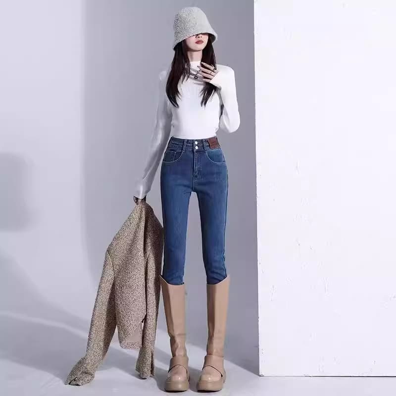 ハイウエスト美脚スキニーパンツ