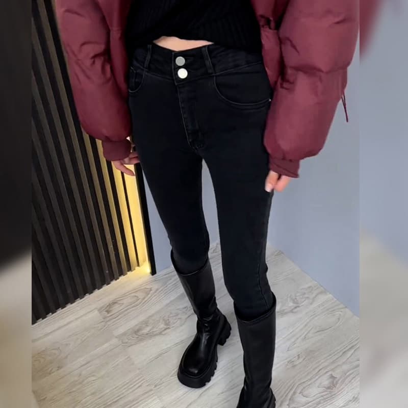 スキニーパンツ ストレッチ美脚スキニーデニム