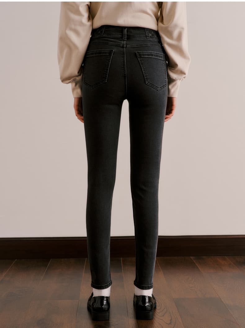 スキニーパンツ すっきり美脚スキニーデニム