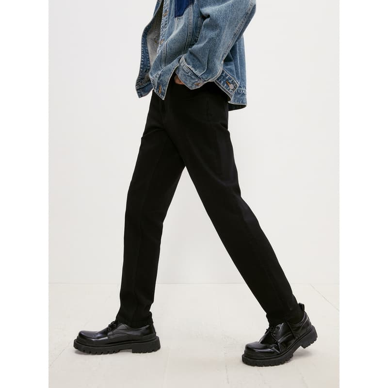 スキニーパンツ すっきり細身 美脚ストレートパンツ